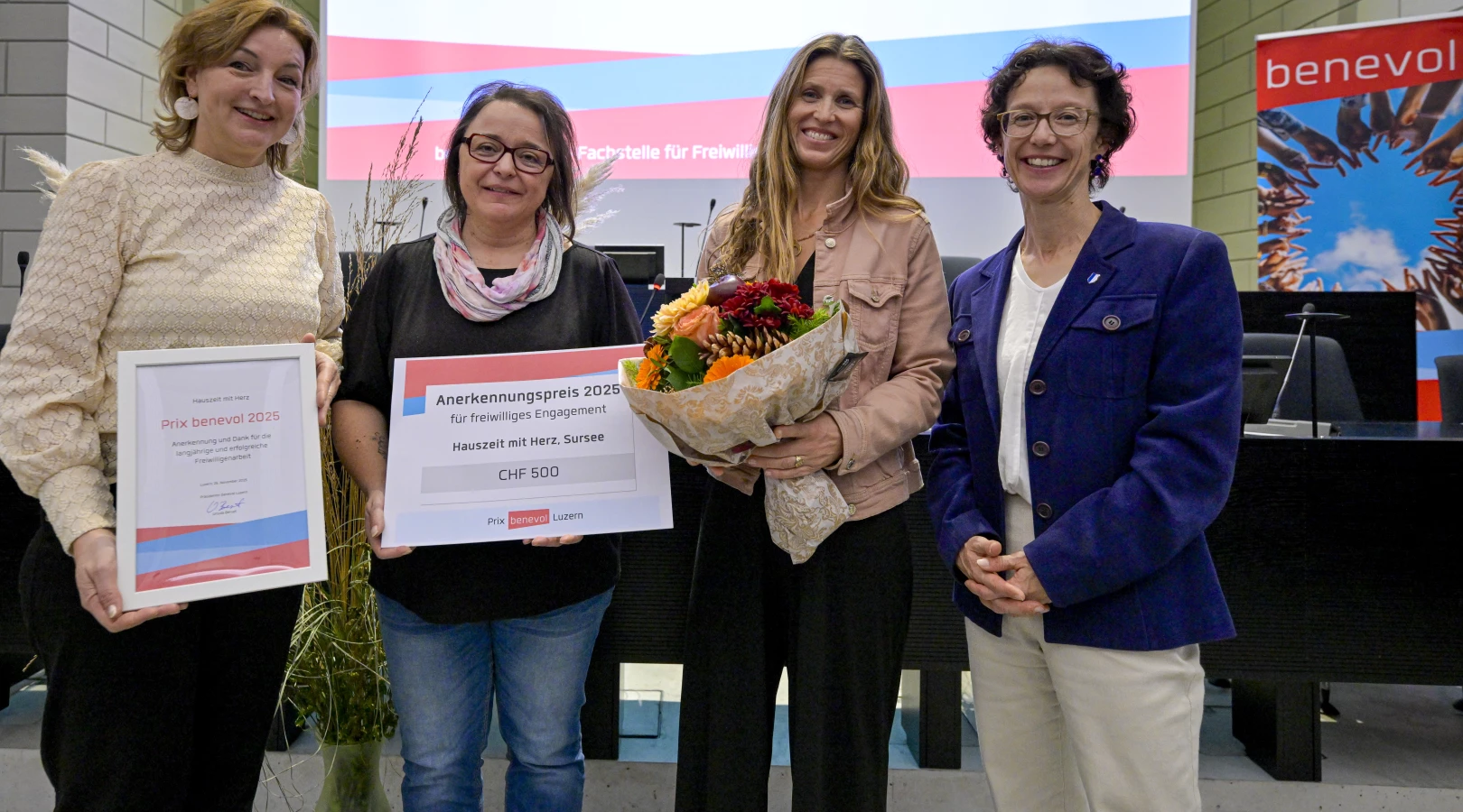 Prix benevol 2025: Preisträgerinnen Hauszeit mit Herz