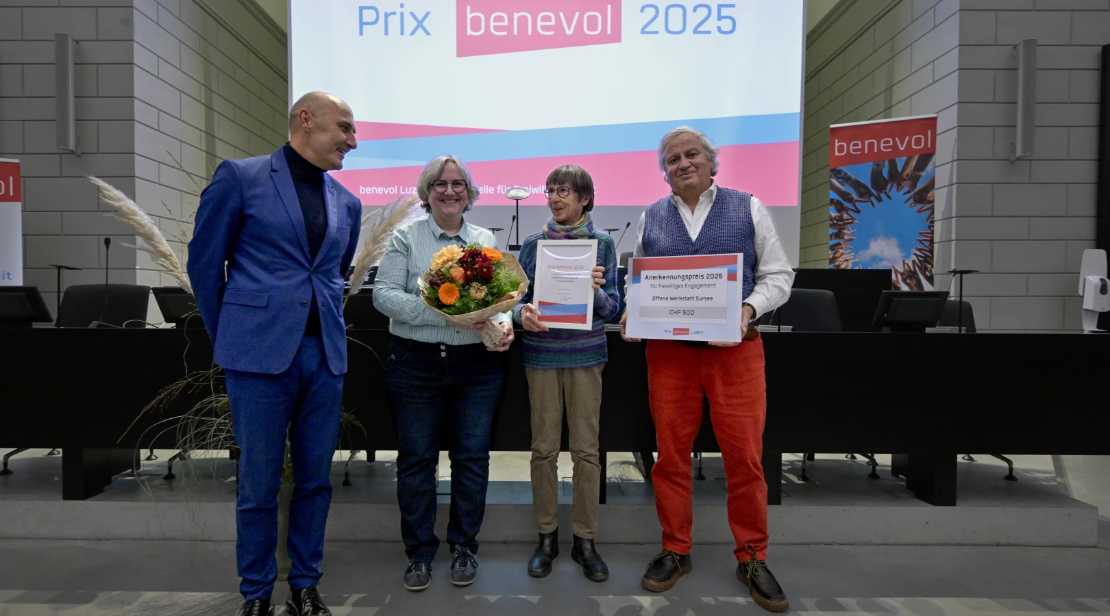 Prix benevol: Preisträger Offene Werkstatt Sursee