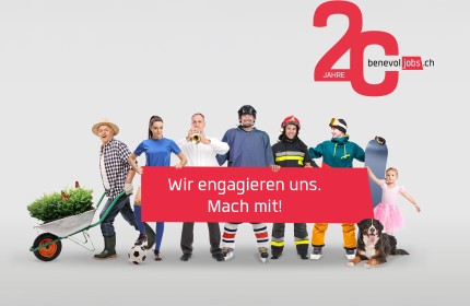 Visual zur Vermittlungsplattform benevol jobs